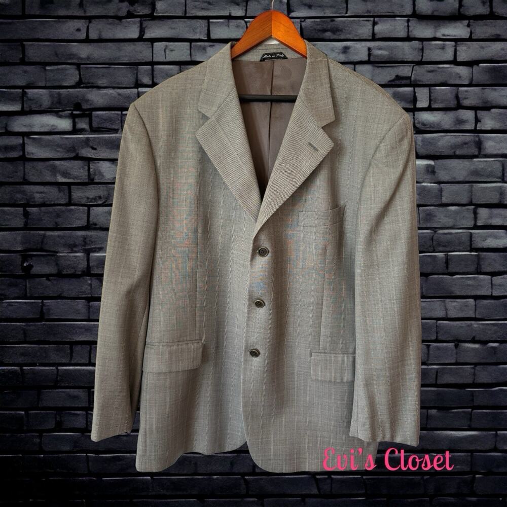 Zanieri 2Pc Pants Suit Men  Super 100 Wool  Made In Italy